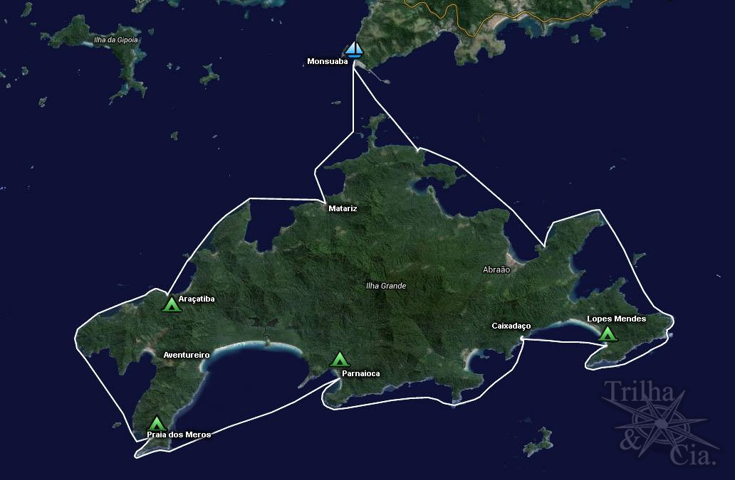 Volta na Ilha Grande (Canoagem)