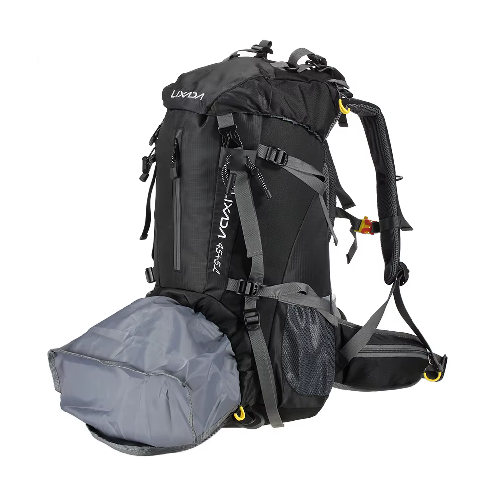 Mochila Lixada 50 litros para Montanhismo, Escalada, , Camping, Trekking com capa de chuva - Imagem 17